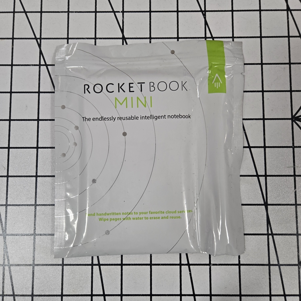 Mini Reusable Notebook - White